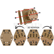 Charger l'image dans la galerie, Adaptateur Ceinturon Molle Rti G - Code Gca87 Accessoires Holsters