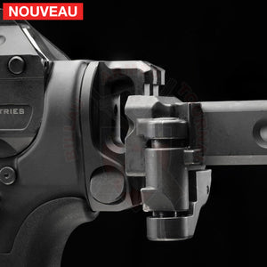 Adaptateur De Crosse Picatinny Noir Strike Industries Pour Ar15/Ar10/M4 Avec Buffer Interne