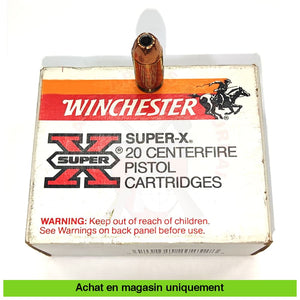 Boite De 20 Cartouches Winchester Super X .40 S&W 180 Gr Jhp Munitions
