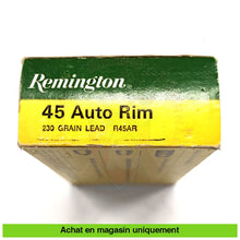 Charger l&#39;image dans la galerie, Boite De 50 Cartouches Remington .45 Auto Rim 230Gr Lrn Munitions