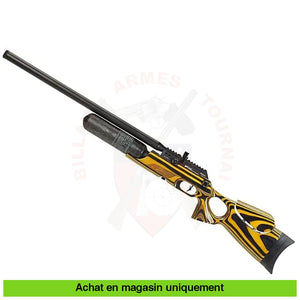 Carabine À Plombs Pcp Fx Airguns Crown Mk2 Walnut (Noyer) Laminated Yellow 7 62 Mm (123 Joules)