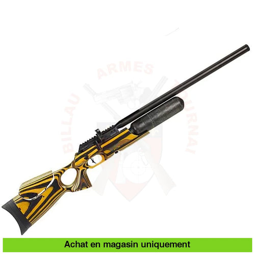 Carabine À Plombs Pcp Fx Airguns Crown Mk2 Walnut (Noyer) Laminated Yellow 7 62 Mm (123 Joules)