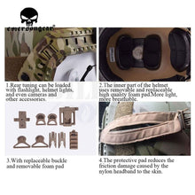 Charger l'image dans la galerie, Casque Emerson Fast Noir Casques