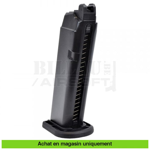 Chargeur Airsoft Gbb Hfc Ag-17 (Glock) 26Cps Noir Chargeurs