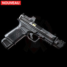 Charger l&#39;image dans la galerie, Compensateur Strike Industries Mass Driver Pour Glock 17 Gen 5 Noir Matériels De Compétition
