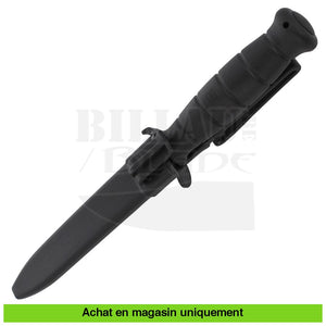 Couteau Fixe Glock Fm 81 Noir + Dents Couteaux Fixes Militaires