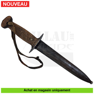 Couteau Fixe Poignard De Tranchée Armée Belge 1914 - 1918 (Ww1) (Rare!) Couteaux Fixes Militaires