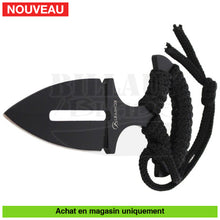Charger l&#39;image dans la galerie, Couteau Fixe Push Dagger Albainox Noir Couteaux Fixes Militaires