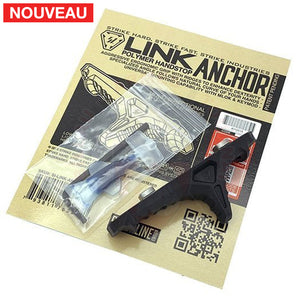 Grip Strike Industries Link M-Lok / Keymod Anchor Polymer Hand Stop Noir Poignées Tactiques