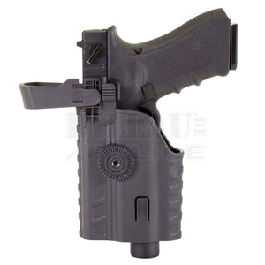 Holster Level 3 Nuprol Glock 17 + Lampe Droitier Noir Holsters