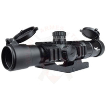 Charger l'image dans la galerie, Lunette Js Tactical 1 5-4X30 E Illuminée Rouge/Vert/Bleu + Montage Picatinny Lunettes