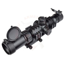 Charger l'image dans la galerie, Lunette Js Tactical 1 5-4X30 E Illuminée Rouge/Vert/Bleu + Montage Picatinny Lunettes