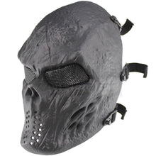 Charger l'image dans la galerie, Masque De Protection Grillage Crâne Noir Protections Oculaires