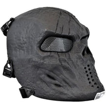 Charger l'image dans la galerie, Masque De Protection Grillage Crâne Noir Protections Oculaires