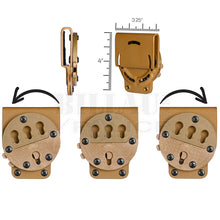 Charger l'image dans la galerie, Passant De Ceinturon Rti Wheel G-Code Gca90 Noir Accessoires Holsters