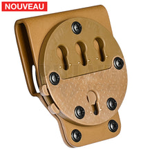Charger l'image dans la galerie, Passant De Ceinturon Rti Wheel G-Code Gca90 Noir Accessoires Holsters