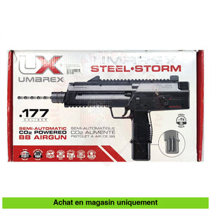 Pistolet-Mitrailleur À Plombs Co2 Umarex Steelstorm .177 Bb Armes De Poing