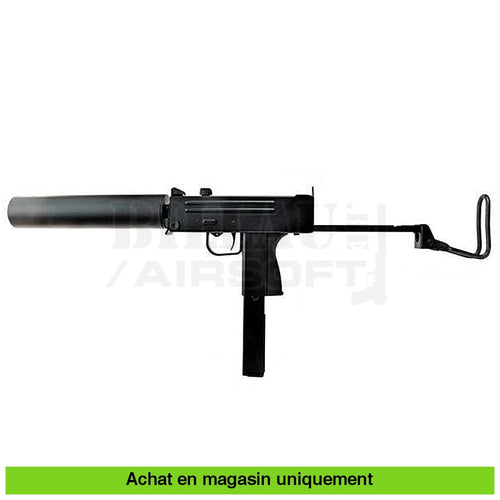 Pistolet-Mitrailleur Gbb Hfc Ingram Mac 11 Silencieux Répliques De Poing Airsoft