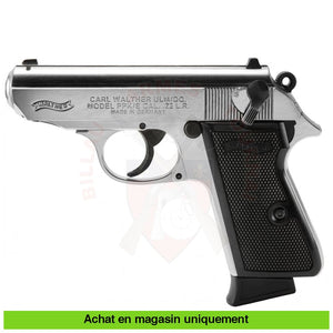 Pistolet Semi-Auto Walther Ppk/S Nickel 22Lr Armes De Poing À Feu (Pistolets)