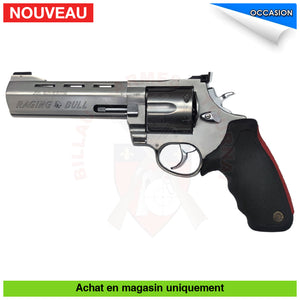Revolver Taurus Raging Bull Stainless 6.5’ Cal. 44 Mag + Valise À Code Cadenas De Pontet Armes