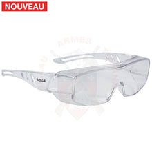 Charger l&#39;image dans la galerie, Sur-Lunettes De Protection Bollé Overlight Clear Protections Oculaires