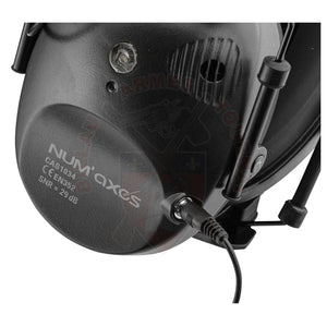 Casque Anti-Bruit Electronique Numaxes Cas1034 Noir Protections Auditives