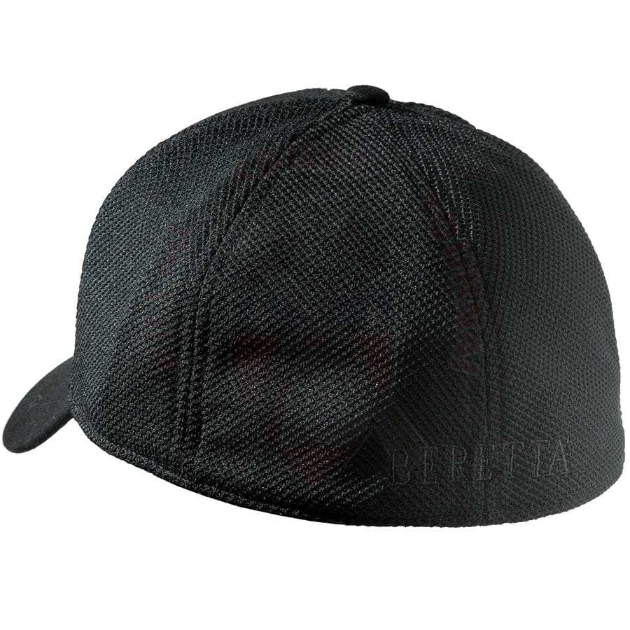 Casquette Baseball Flexfit Ajustée - Noire - Taille L-XL - 98% Coton