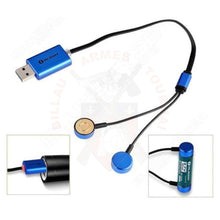 Charger l'image dans la galerie, Chargeur De Batterie Universel Magnetique Usb Olight Aa Aaa 18650 17670 16340 14500 & Rcr123A
