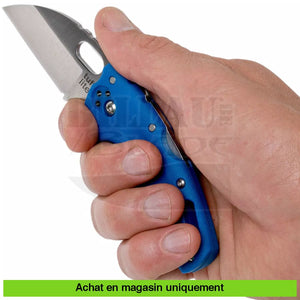 Couteau Pliant Cold Steel Tuff Lite Bleu Couteaux Pliants Militaires