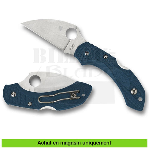 Couteau Pliant Spyderco Dragonfly 2 Lightweight Wharncliffe Blue K390

# Sp C28Fp2Wk390 Couteaux