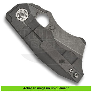 Couteau Pliant Spyderco Stovepipe Titanium Cpm 20Cv

# Sp C260Tip Couteaux Pliants Divers