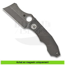 Charger l&#39;image dans la galerie, Couteau Pliant Spyderco Stovepipe Titanium Cpm 20Cv

# Sp C260Tip Couteaux Pliants Divers