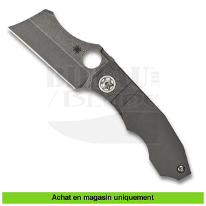 Couteau Pliant Spyderco Stovepipe Titanium Cpm 20Cv

# Sp C260Tip Couteaux Pliants Divers