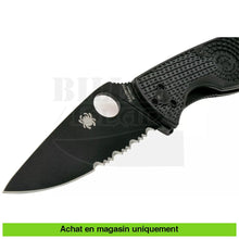 Charger l&#39;image dans la galerie, Couteau Pliant Spyderco Tenacious Lightweight Noir Demi Couteaux Pliants Divers