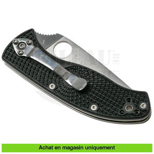 Couteau Pliant Spyderco Tenacious Lightweight Sts Lisse Couteaux Pliants Divers