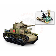 Charger l'image dans la galerie, Kit Complet Sluban 2 En 1 Ww2 Tank Italien Moyen Jouets