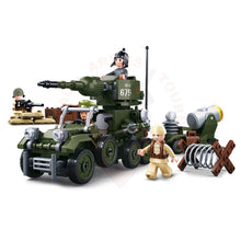 Charger l'image dans la galerie, Kit Complet Sluban 4 En 1 Ww2 Canon Mobile Jouets