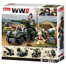 Charger l'image dans la galerie, Kit Complet Sluban 4 En 1 Ww2 Canon Mobile Jouets