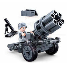 Charger l'image dans la galerie, Kit Complet Sluban 4 En 1 Ww2 Lance-Roquettes Jouets