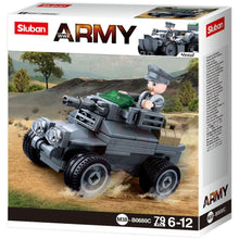Charger l'image dans la galerie, Kit Complet Sluban 4 En 1 Ww2 Voiture Blindée Jouets