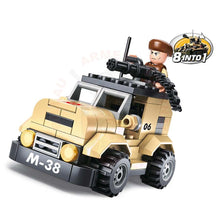Charger l'image dans la galerie, Kit Complet Sluban 8 En 1 Jeep Patrouille M38 Jouets