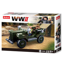 Charger l'image dans la galerie, Kit Complet Sluban Ww2 Jeep Alliée Jouets