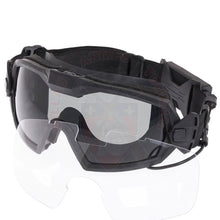 Charger l'image dans la galerie, Lunettes Tactiques De Protection Ventilées Noires Protections Oculaires