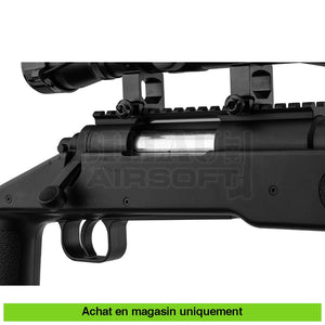 Pack Complet Sniper Airsoft M40 + Bipied Lunette 4X32 Répliques De Snipers Spring