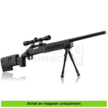 Charger l&#39;image dans la galerie, Pack Complet Sniper Airsoft M40 + Bipied Lunette 4X32 Répliques De Snipers Spring