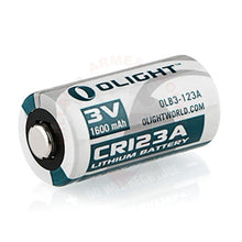 Charger l'image dans la galerie, Pile Olight Cr123A 1600 Mah High Drain Piles