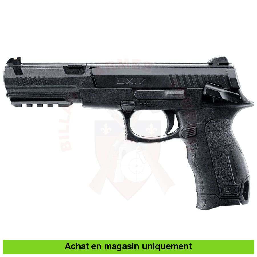 Pistolet à plombs Umarex DX17 cal. 4.5mm / .177BB – Billau Armes