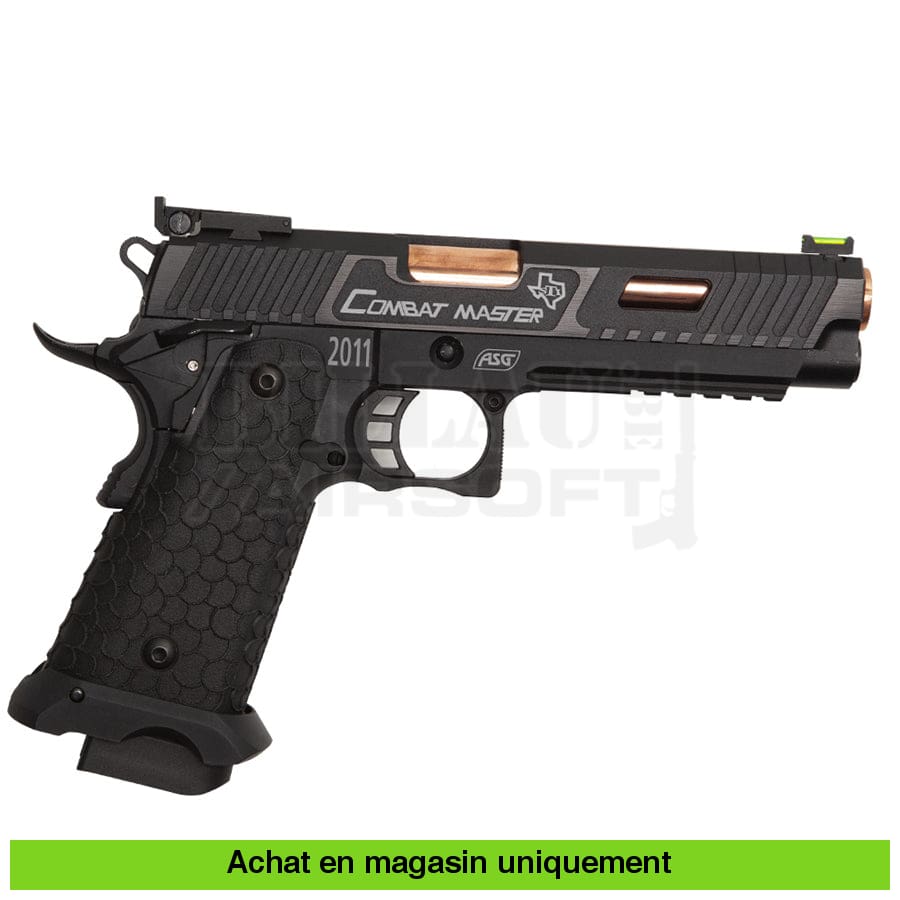 Pistolet GBB Co2 ASG STI Combat Master Full Métal Noir (John Wick 3