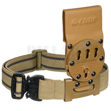 Charger l'image dans la galerie, Plaque De Cuisse Port Haut Rti Wheel G-Code Gca200 + Sangle Cobra Coyote Accessoires Holsters