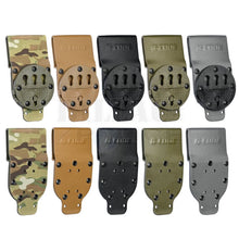 Charger l'image dans la galerie, Plaque De Cuisse Port Haut Rti Wheel G-Code Gca200 + Sangle Cobra Gris Accessoires Holsters